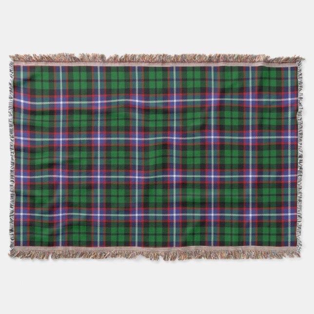 Manta Clan escocés Russell Tartan Plaid (Anverso)