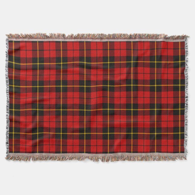 Manta Clan escocés Wallace Tartan Plaid (Anverso)