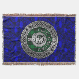 Manta Clan Graham Escudo y Tartan Knot