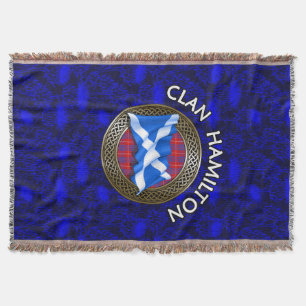 Manta Clan Hamilton Tartan Knot & Flag