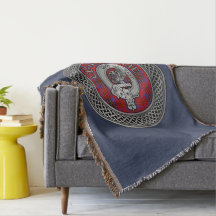 Clan Leslie Escudo y Tartan Knot