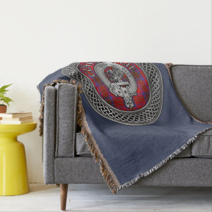 Manta Clan Leslie Escudo y Tartan Knot