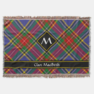 Manta Clan MacBeth Tartan Throw Blanket