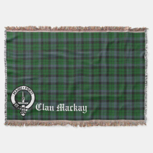 Manta Clan Mackay Escudo Badge & Tartán