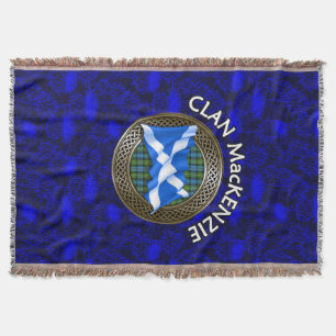 Manta Clan MacKenzie Tartan Knot & Flag