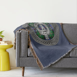 Manta Clan Malcolm Escudo & Tartan Knot