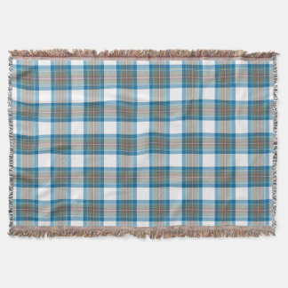 Manta clan stewart tartán azul naranja de PixDezines