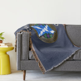 Manta Clan Sutherland Tartan Knot & Flag