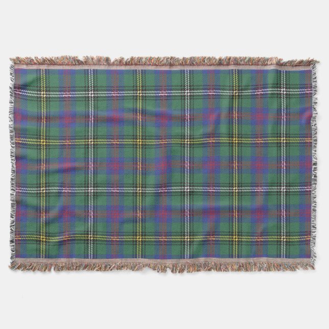 Manta Clan Wood Tartan Plaid Scottish Kilt Pattern (Anverso)