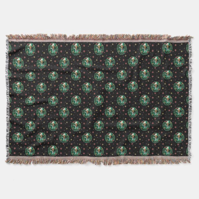 Manta Clark Griswold Navidades Wreath Pattern (Anverso)