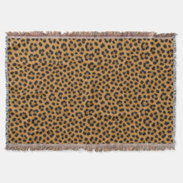 Manta clásica estampada con cheetah