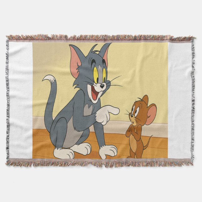 Manta Clásico Tom y Jerry Showdown (Anverso)