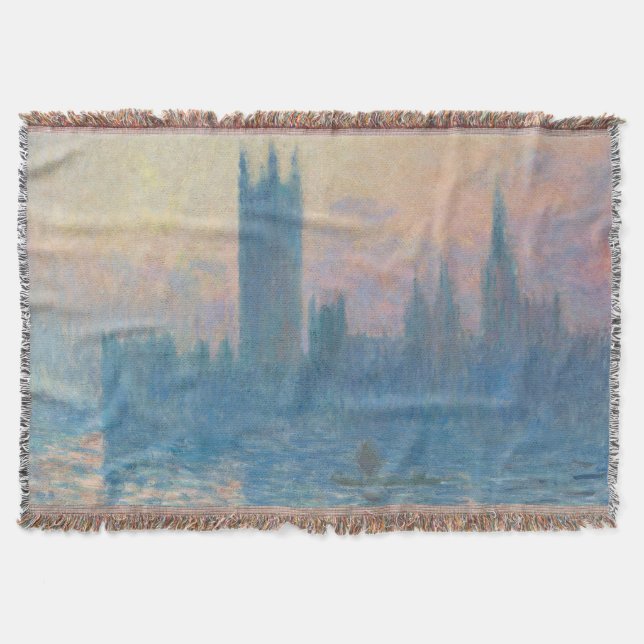 Manta Claude Monet - Casas del Parlamento (Anverso)