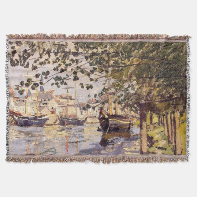 Manta Claude Monet. El Sena en Rouen (Anverso)