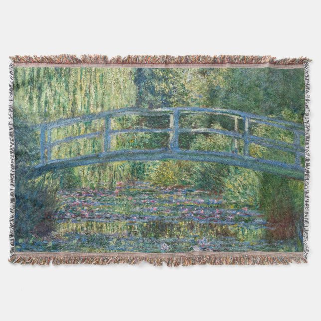 Manta Claude Monet - estanque de Lily del Agua, Armonía  (Anverso)