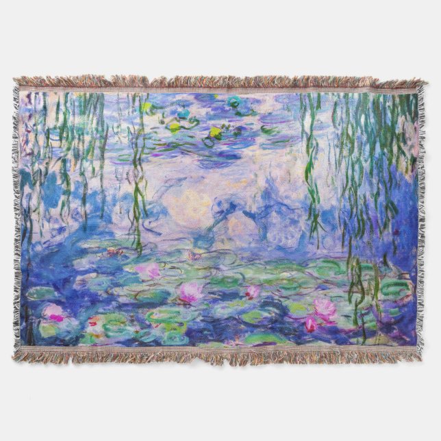 Manta Claude Monet - Lilies de agua / Nympheas 1919 (Anverso)