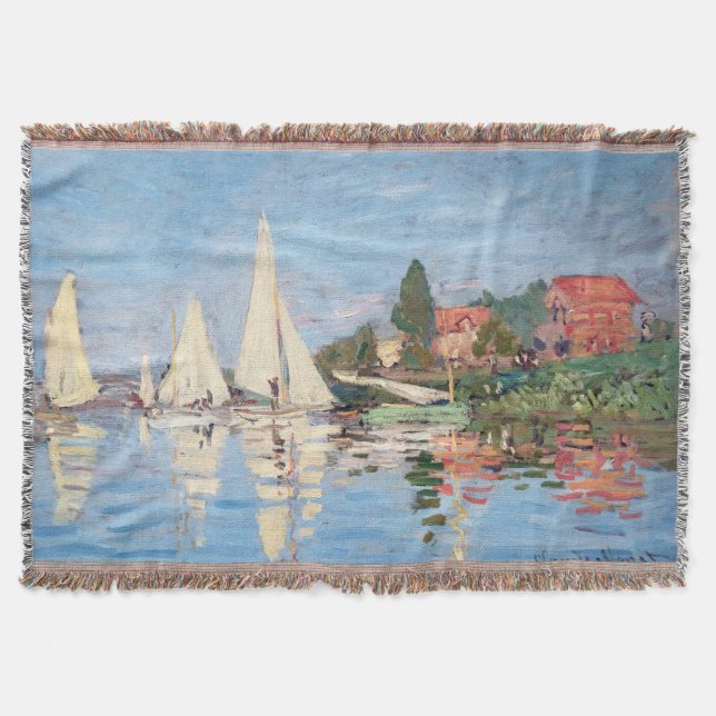 Manta Claude Monet - Regattas en Argenteuil (Anverso)
