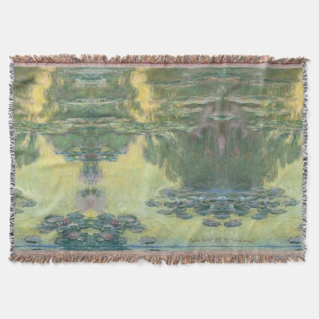 Manta Claude Monet – Waterlilies – 1907 (Anverso)