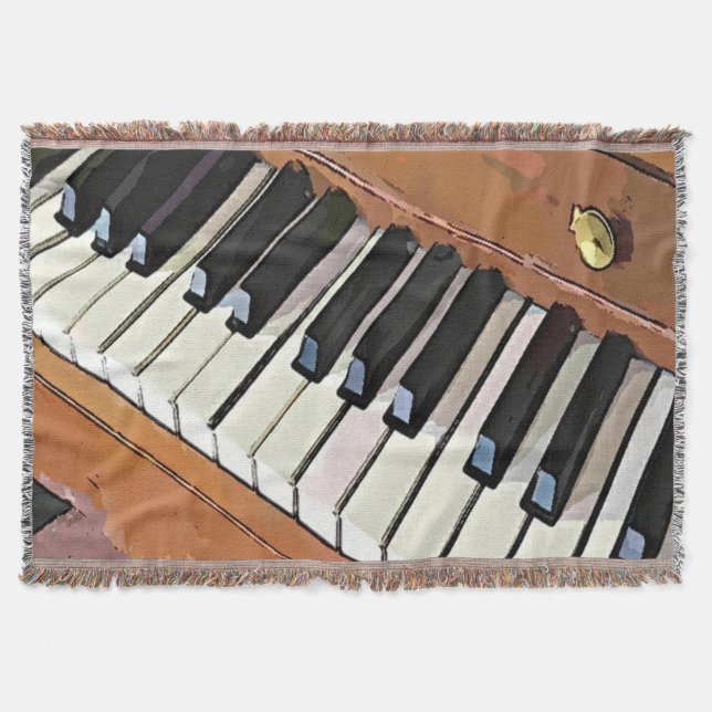 Manta Claves de piano (Anverso)