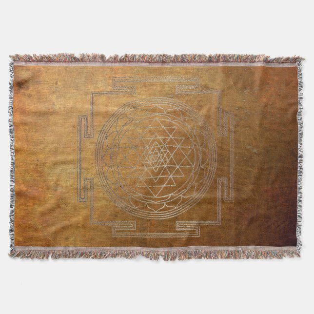 Manta Cobre Sri Yantra - Funda (Anverso)