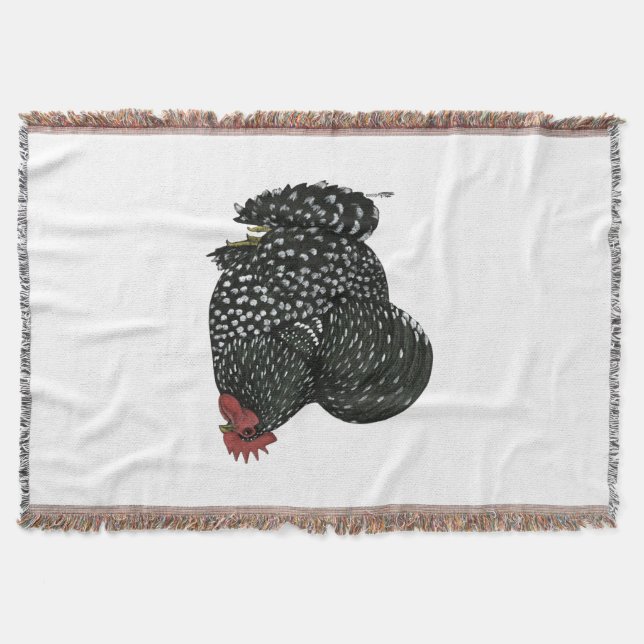 Manta Cochin:  Mottled Rooster (Anverso)