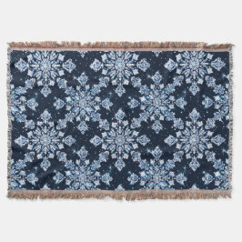 Manta Cochos de nieve 3d azules