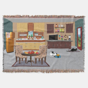 Manta Cocina Meow-nífica