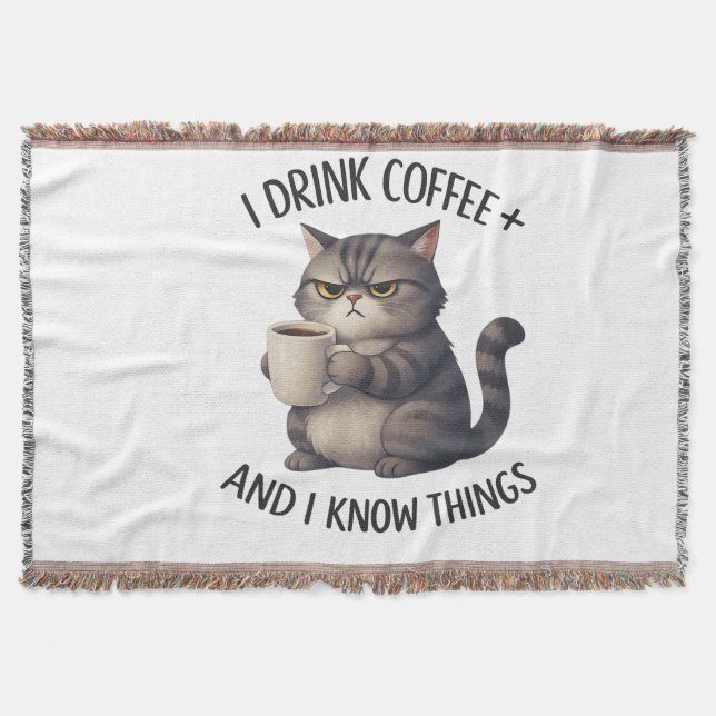 Manta Coffee Cat Wisdom (Anverso)