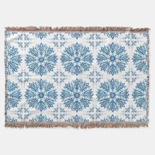 Manta Cojín Regalo Acogedor Decoración de Invierno Copo