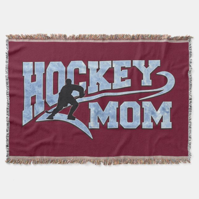 Manta Cola atlética de hockey Mom (Anverso)