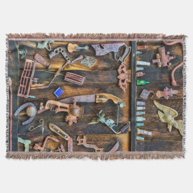Manta Colección de antigüedades en la pared (Anverso)