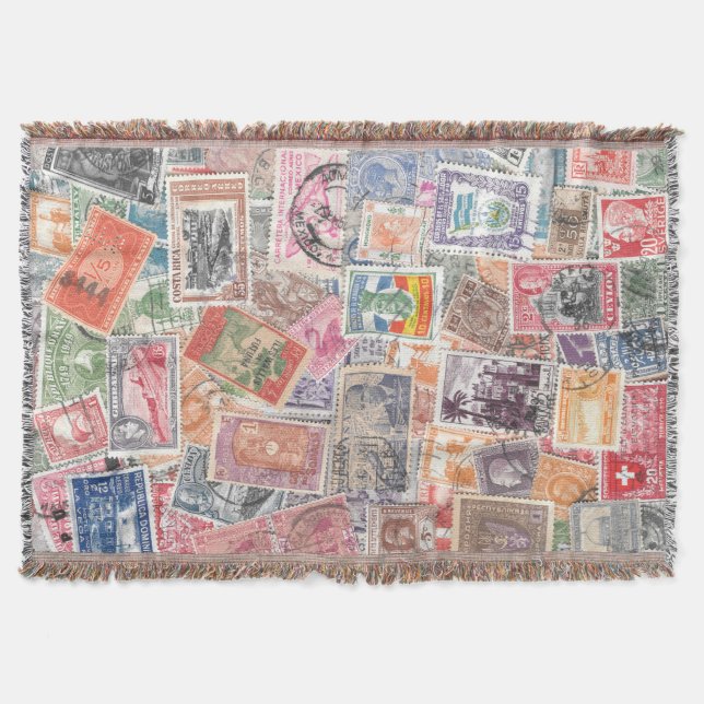 Manta Colección de sellos de regalo de los pasajeros de  (Anverso)