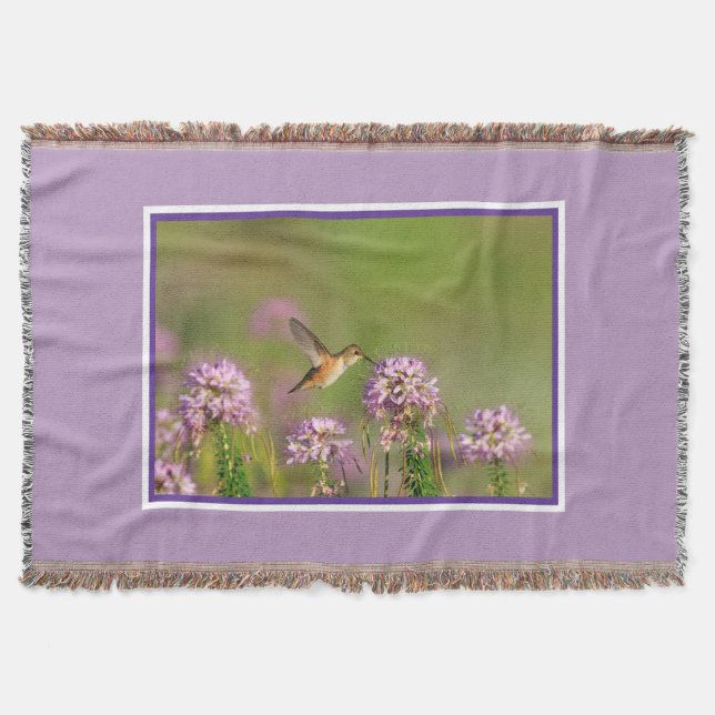 Manta Colibrí y Wildflowers (Anverso)