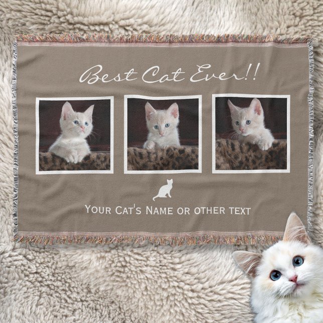 Manta Collage de fotos de Mascota de gato|El mejor gato  (Subido por el creador)