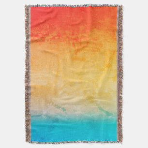 Manta Color gris oscuro degradado de color azul beige su