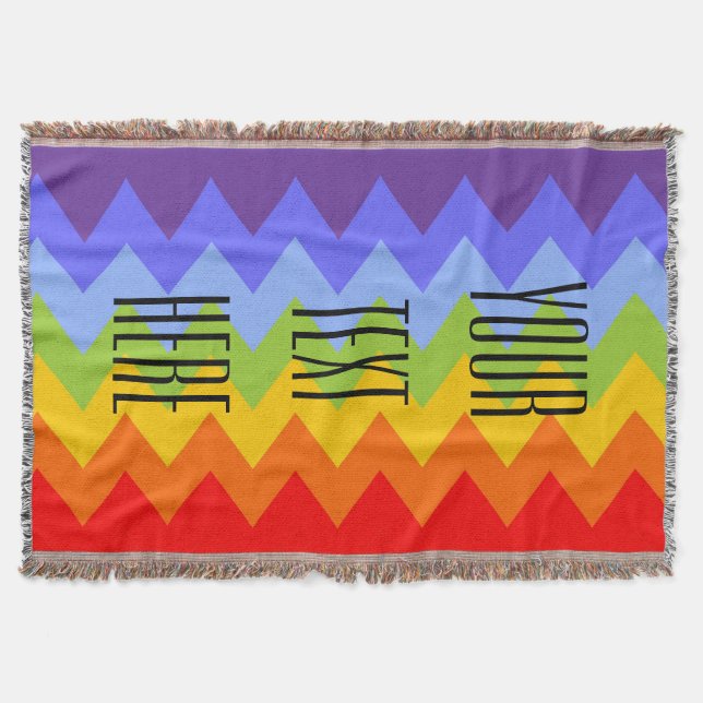 Manta Colores Chakras II + tu texto (Anverso)