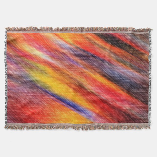 Manta Colores de arte al atardecer (Anverso)