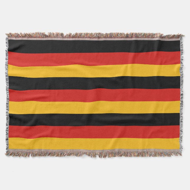 Manta COLORES DE BANDERA ALEMANA + tus ideas (Anverso)