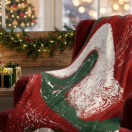 Manta Colores de Navidad Diseño Festivo de Mármol Líquid