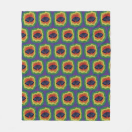 Manta colorida de malla