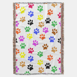 Manta Coloridas Paws