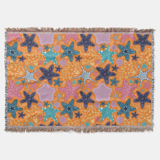 Manta Coloridos Starfishes (Anverso)