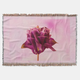 Manta Columbina rosa de Borgoña