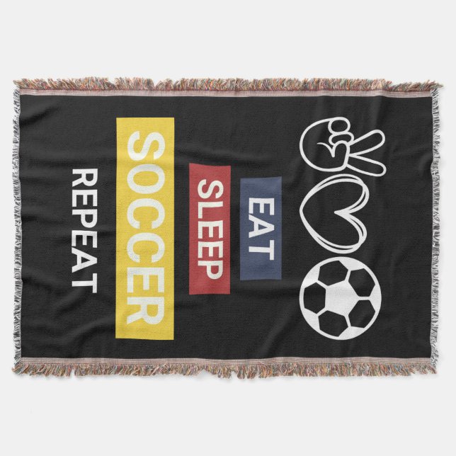 Manta Coma, duerme, fútbol, repite (Anverso)