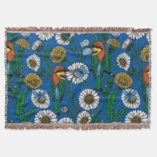 Manta Comedores de abejas con azul