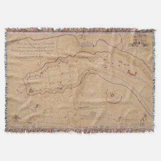 Manta cómoda con plan defensivo de Lexington 1775
