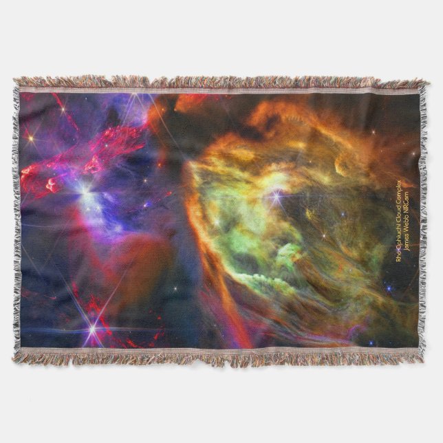 Manta Complejo Rho Ophiuchi Cloud - James Webb NIRCam (Anverso)