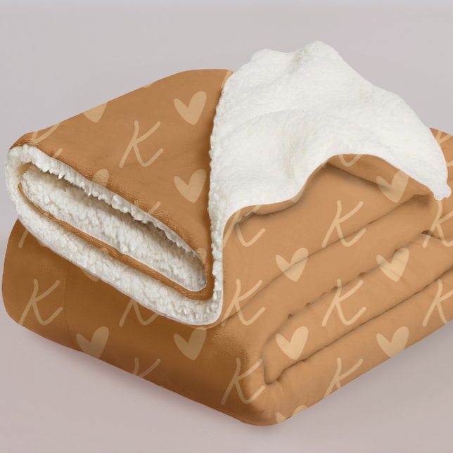 Manta con Nombre Personalizado, Regalo para Niños, (minimalist cozy orange blanket for women, bridesmaids, winter season, mom, grandma or daughter gift )