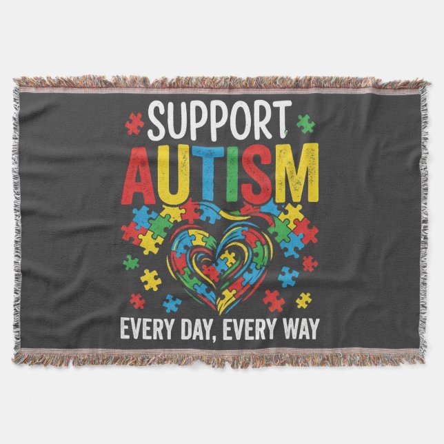 Manta Conciencia del autismo (Anverso)