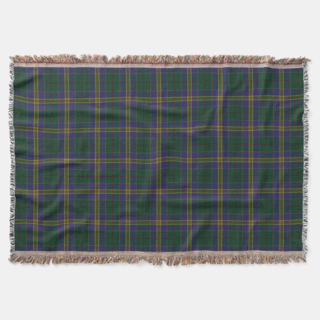 Manta Condado de Kilkenny Irish Tartan (Anverso)